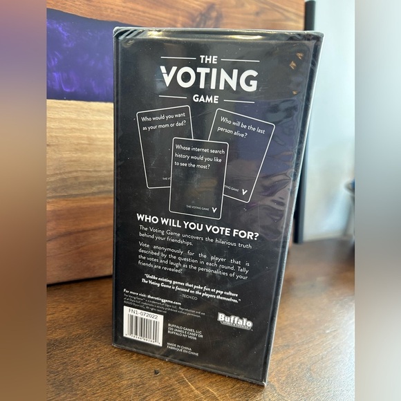 Buffalo Games "The Voting Game" Card Game: Find Out Who Your Friends Are Sealed. - Picture 3 of 4